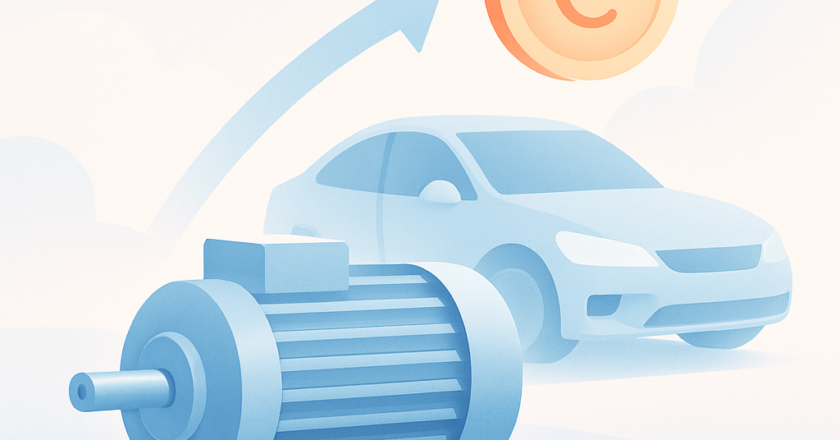 motor van 35kw naar vol vermogen kosten