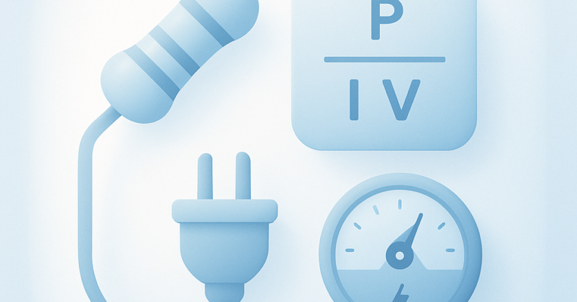 wet van ohm vermogen